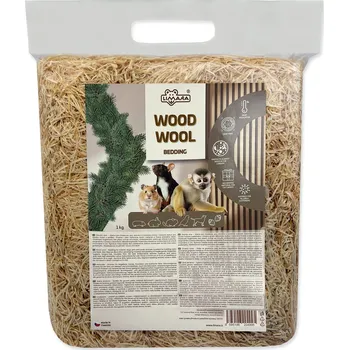 Podestýlka pro hlodavce Vlna dřevitá 1kg-KS