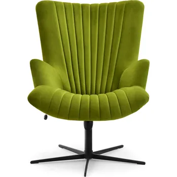 Křeslo Mebel Partner Elesenta (samet + černá)