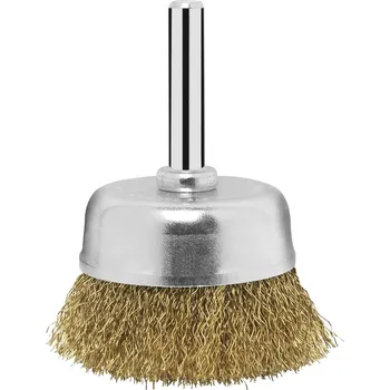 Bosch Accessories Hrncový kartáč pro vrtačky - vlnitý drát, pomosazeno, 50 mm neu Ø dříku 6 mm 2609256516 1 ks