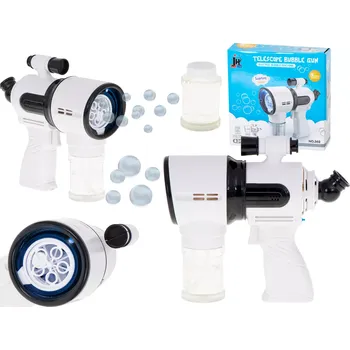 Bublifuk KIK Svítící bublifuková pistole bílá