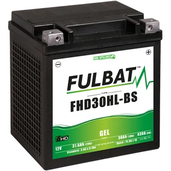 Motobaterie Gelová baterie FULBAT FHD30HL-BS GEL (Harley.D) (YHD30HL-BS GEL) 550882