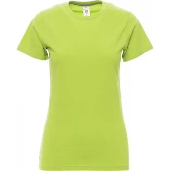 Dámské tričko Payperwear Dámské tričko SUNSET LADY s kulatým výstřihem Barva: zelená kiwi, Velikost: XXL