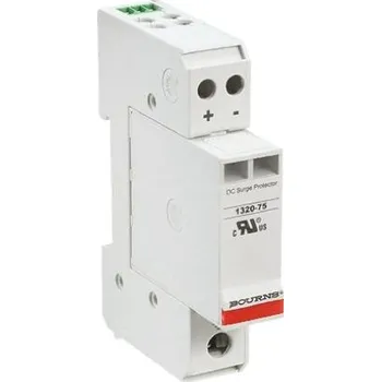 Přepěťová ochrana Svodič přepětí, řada: 1320, 100 V DC 40kA 2pólová ochrana, Lišta DIN, 18 x 67 x 90mm Bourns