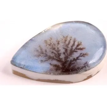 Přírodní kámen Kabošon Dendrite Quartz č.8361 (34x22x9mm)