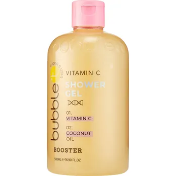 Sprchový gel Bubble T Booster sprchový gel s vitamínem C a kokosovým olejem, 500 ml