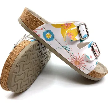 Dámské pantofle Milami 500C-0CVET Bílé 38