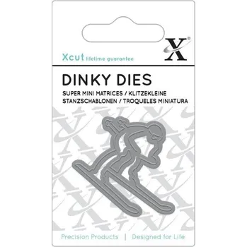 Docrafts xcut Embosovací šablona Lyžař