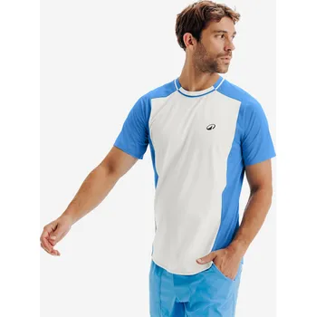 Pánské tričko KUIKMA Pánské tenisové tričko Dry XL BÍLÁ|MODRÁ