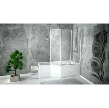 Besco ESTE 150 x 74 cm VANEST15P+OLVPINOZ vana vč. nožiček pravá