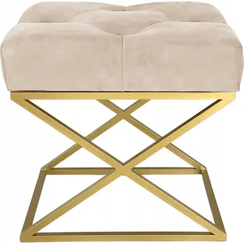 Taburet Meblano béžová čalouněná Taburet