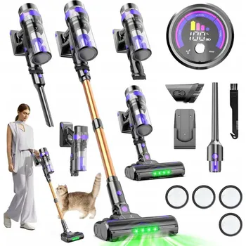 Vysavač V2 Akumulátorový vysavač, 500W/70KPa, 60 minut provozu, omyvatelný HEPA filtr