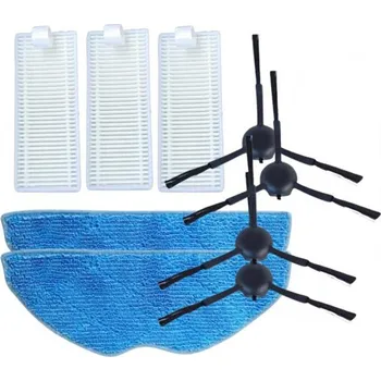 Sada příslušenství pro robotický vysavač Kartáče, HEPA filtry pro ROWENTA RR8L85WH X-Plorer S65+ a mopy, sada 9ks