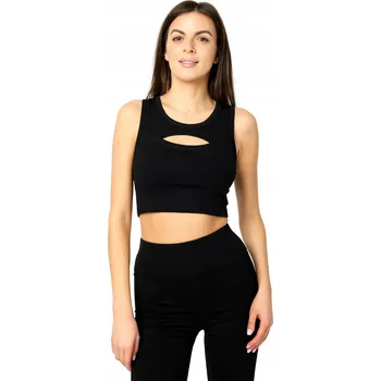 Dámské tričko Bellivalini Dámský top tričko Tank top BLV50-324 Černá L