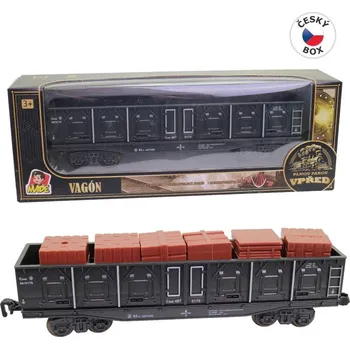 autíčko Hračka MaDe Vagón, vysokostěnný, 25 cm