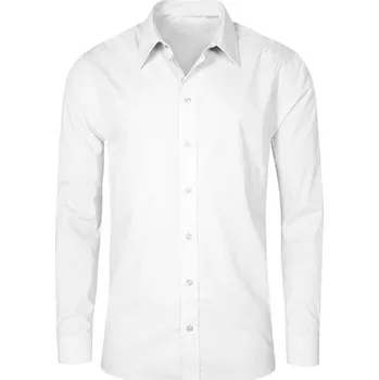 Promodoro Pánská košile s dlouhým rukávem E6310 White 4XL