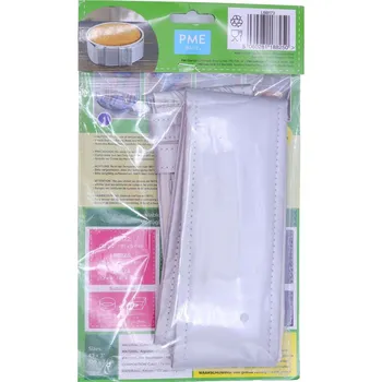 Plech na pečení PME 109 x 7 cm - bavlněný pás na rovnoměrné pečení dortů, fialový