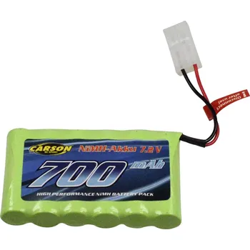 RC vybavení Carson Modellsport 608203 akupack NiMH (modelářství), 7.2 V, 700 mAh, zástrčka Tamiya