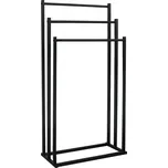 Stojan na ručníky, černá, POLDO