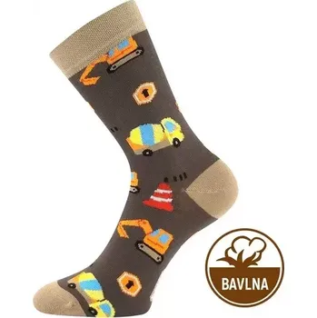 Dámské punčochy Chlapecké ponožky Kaito CH - 30-34 / hnědá