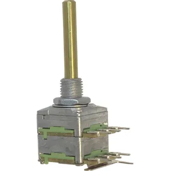 Potenciometr Potentiometer Service 63256-02400-4003/B25K, RD1602F-20B4-30R6-B25k-602 otočný potenciometr, 1cestný , Stereo, 0.2 W, 25 kΩ, 1 ks
