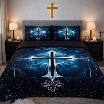Povlečení 2-dílné ložní povlečení - Kříž světla
