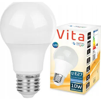 Žárovka LED žárovka E27 10W teplá bílá 2700K 800lm baňka A60 230V