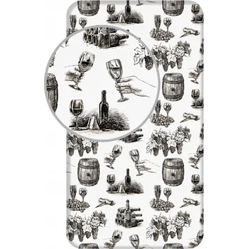 Prostěradlo Prostěradlo s gumičkou Jerry Fabrics bavlna 90 x 200 cm