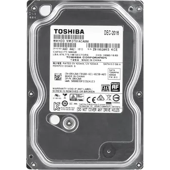 Pevný disk Pevný disk Toshiba DT01ACA050 500 GB SATA III 3,5"