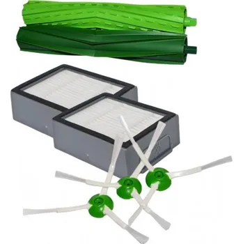 Sada příslušenství pro robotický vysavač HEPA filtry a kartáče k vysavači iROBOT Roomba Serie i4, i4 Plus 7ks