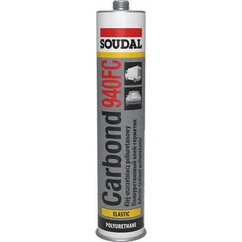 Tmel Polyuretanové lepidlo Soudal Carbond 940 FC šedé 300 ml