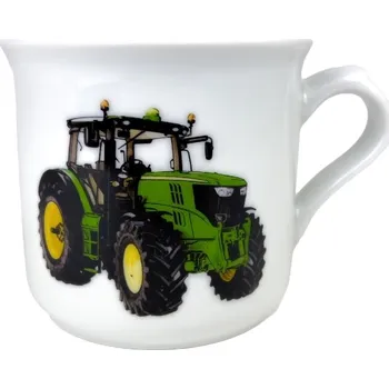 hrnek 650ml Vařák TRAKTOR ZELENÝ porcelán