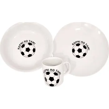 dětská jídelní sada Český porcelán Dětská jídelní souprava MÍČ 3 dílná