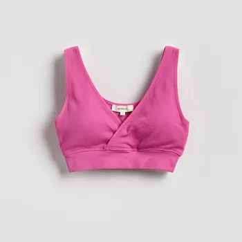 Reserved - Bezešvý top - růžová - 493IY-30X - 493IY-30X-L