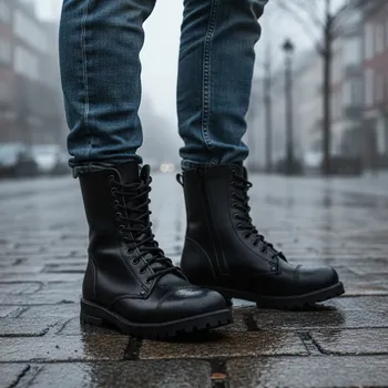 Pánská zimní obuv Samelin Zimní odolné punkové kotníkové boty 511 Winter-47