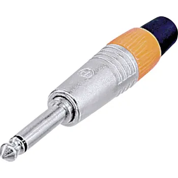 Elektrický konektor Neutrik NP2CVERNICKELT jack konektor 6.35 mm zástrčka, rovná Pólů: 2 mono stříbrná 1 ks