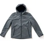 4F Pánská softshellová bunda H4Z19-SFM002 Middle Grey Melange XL