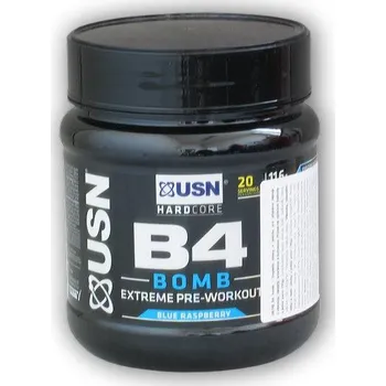 Anabolizér USN B4 bomb extreme pre workout 300g Modrá malina + DÁREK