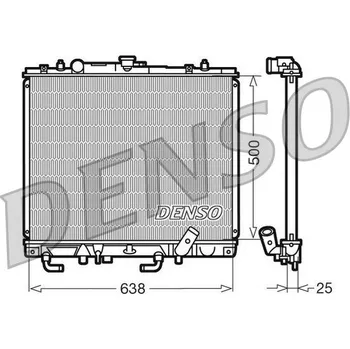 Auto-moto Chladič, chlazení motoru DENSO DRM45016