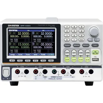 GW Instek GPP-4323 laboratorní zdroj s nastavitelným napětím, 0 - 32 V, 0 - 3 A, RS-232, USB, lze programovat, výstup 4 x, 01PP432330GS