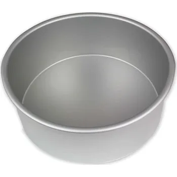 Plech na pečení PME 20 x 5 cm - kulatá forma na pečení z anodizovaného hliníku, šedá