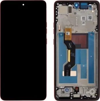 LCD display + dotyková deska + přední kryt pro Motorola Moto G86 Power 5G, Green (Golden Cypress) (Service Pack)