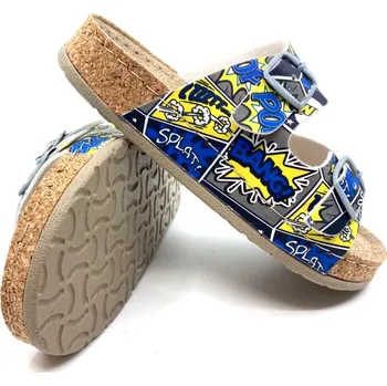 Chlapecké pantofle Zdravotní pantofle Milami 500C-6 Comic 36, Vnitřní délka boty: 22,8 cm, Vnitřní šířka boty: 8,0 cm