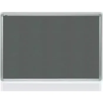 Kancelář Filcová šedá tabule v hliníkovém rámu 200x120 cm