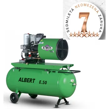 Kompresor Šroubový kompresor Atmos Albert E.50 + vzdušník + sušička