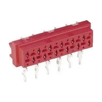 Elektrický konektor TE Connectivity Micro-MaTch zásuvkový konektor do DPS 12, rozteč 1.27 mm, 8-215460-2, 1 ks