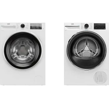 Praní a péče o prádlo Beko B5WFU68418WBG + DPY8506GXB2 bílý