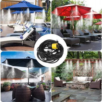 Zavlažovač Zahradní vodní clona ER4 černá 20 m