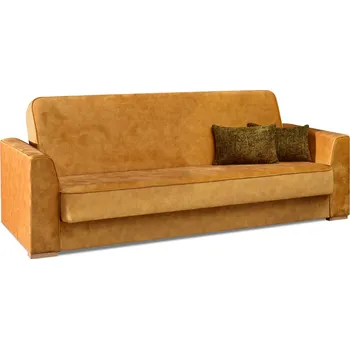 Křeslo Mebel Partner Masoquismo (hořčičná + buk)