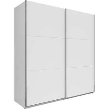 Šatní skříň Skříň Neo 200 - Black Red White - BRW Bílá 201x216 cm