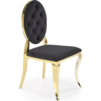 Nábytek K556 židle černá / zlatá - Halmar Černá 48x96 cm